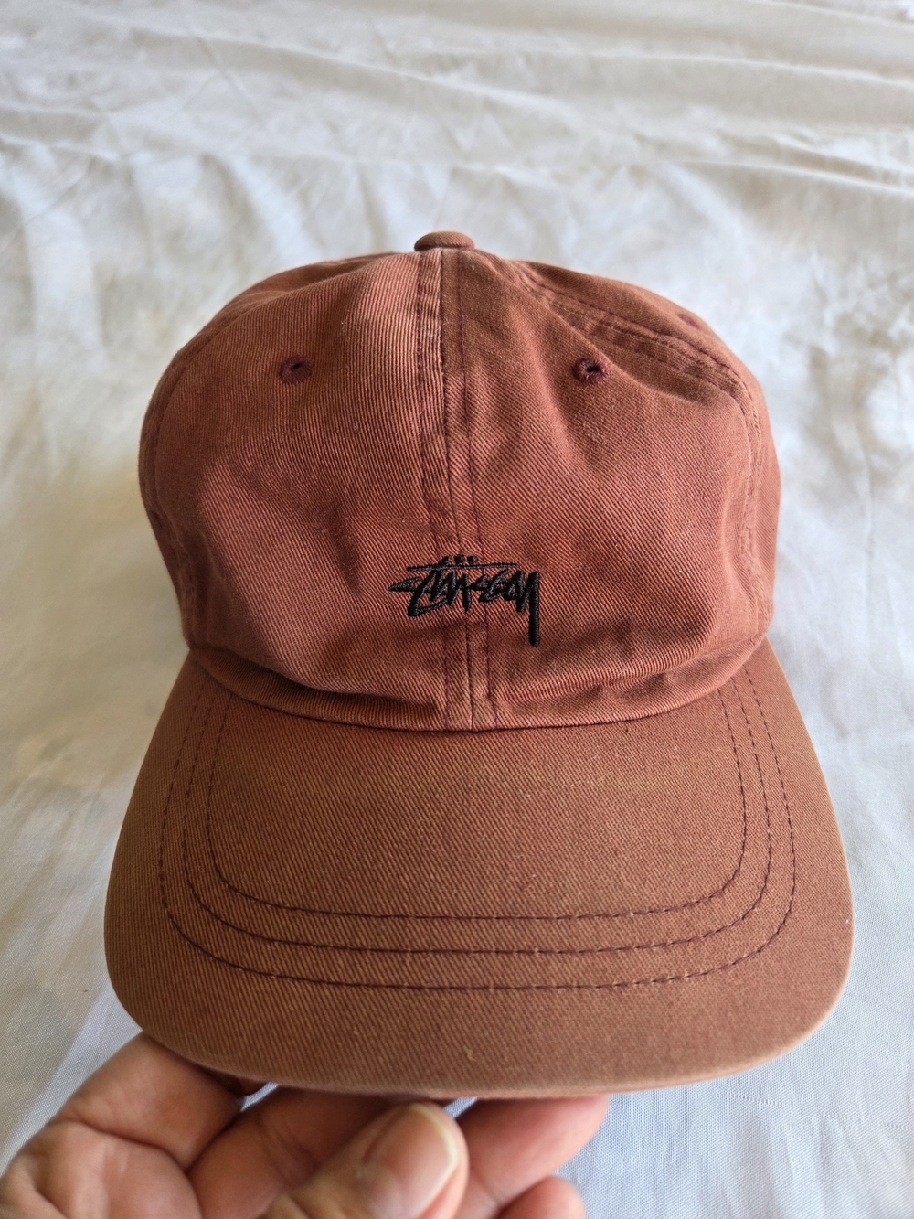 Stussy | Rust Baseball Cap with Black Logo